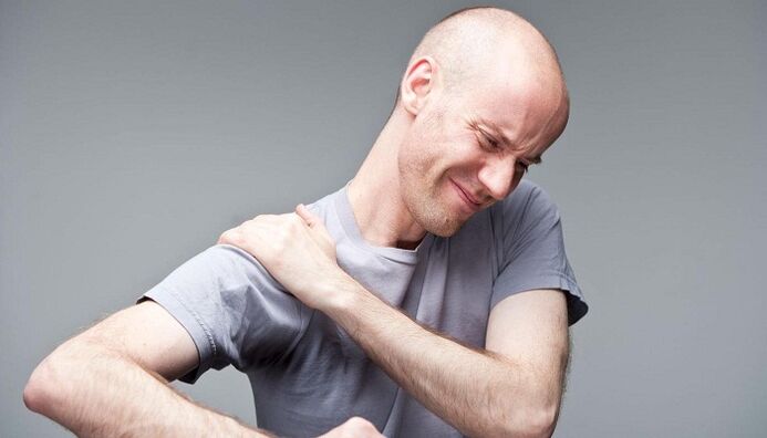 Bolesť v pleciach s osteochondrózou